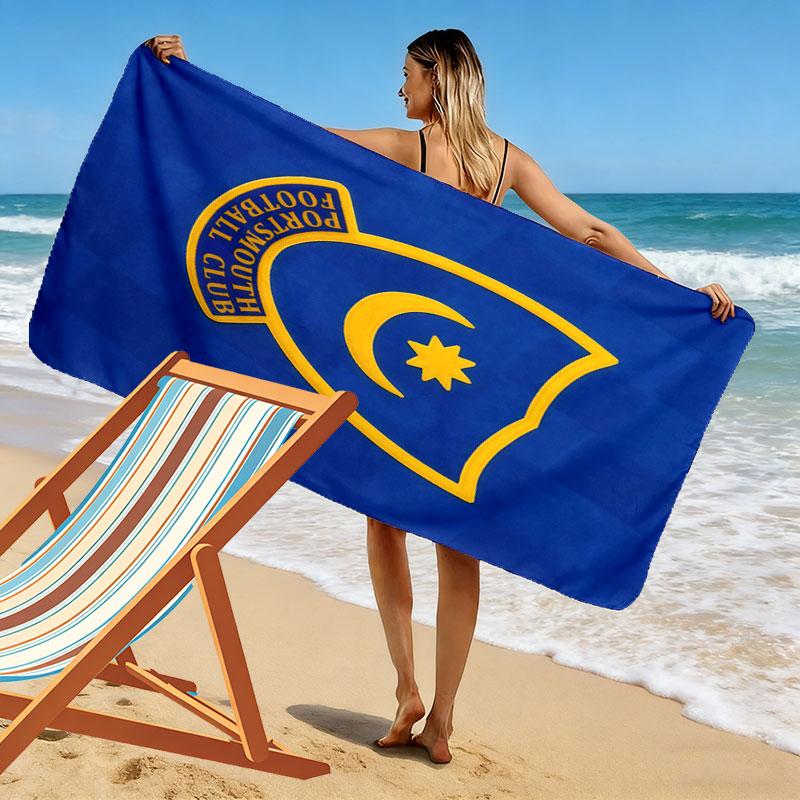 Pompey Beach Towel, Large Soft Quick Dry Towel for Beach Camping Swimming