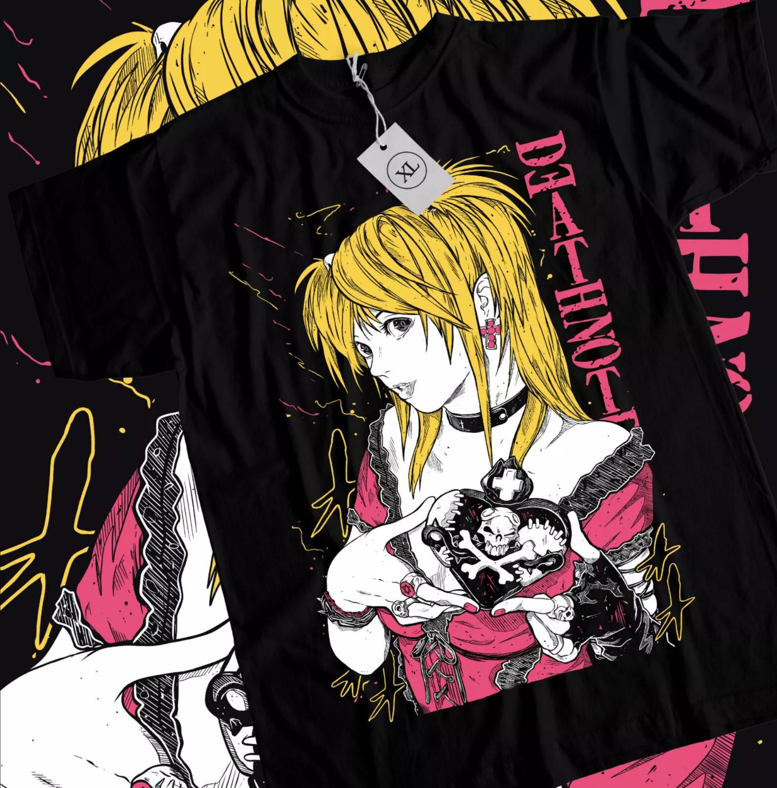 Death Note Misa Amane TShirt Manga Anime Black TShirt Unisex Size XS to 5XL XXXL