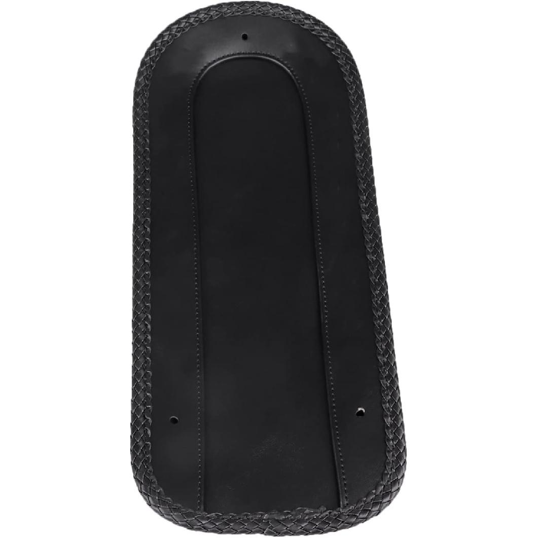 

Black Motorcycle PU Leather Rear Fender Bib Leather Solo Seat for Harley Springer Softail Heritage Classic FLSTC EFI FLSTCI 2006-2017 #1 Smooth