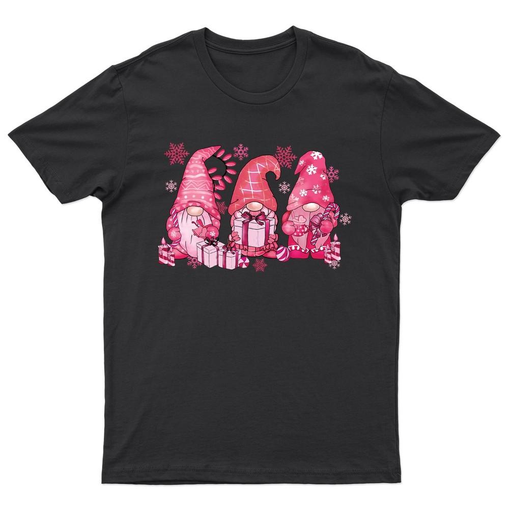 Three Gnomes Christmas Holiday TShirt Unisex Gift Retro Funny Unisexs Vintage
