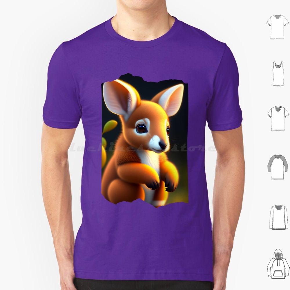 Cute Animals  Animal  Animals  Legendary Animals  Cute Kango T Shirt 6xl Cotton Cool Tee Animals Cute Animal Legendary Kango