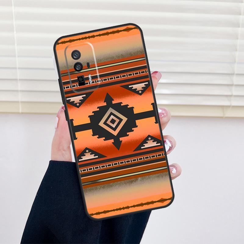Navajo Print Pattern Cover For Xiaomi 14 13 15 Ultra 11T 12T 13T 14T Pro POCO X7 Pro X3 X5 X6 M6 F5 F6 Pro Case