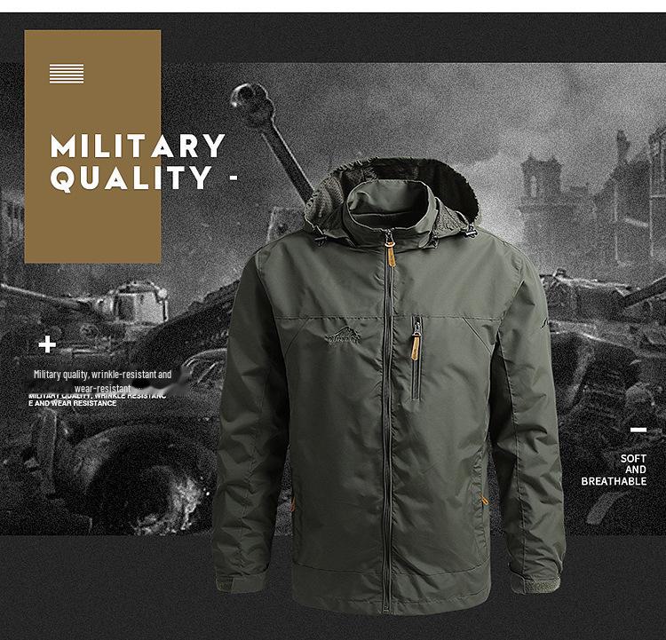 Men's Casual Hooded Jacket - Loose Fit, Perfect for Spring & Autumn.