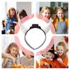 Halloween Horns Headband Halloween Headdress With LED Lights Adjustable Headdress For Girls Men Women Kids Teens Dancers Event
