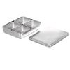 Stainless Steel 4-Compartment Condiment Box