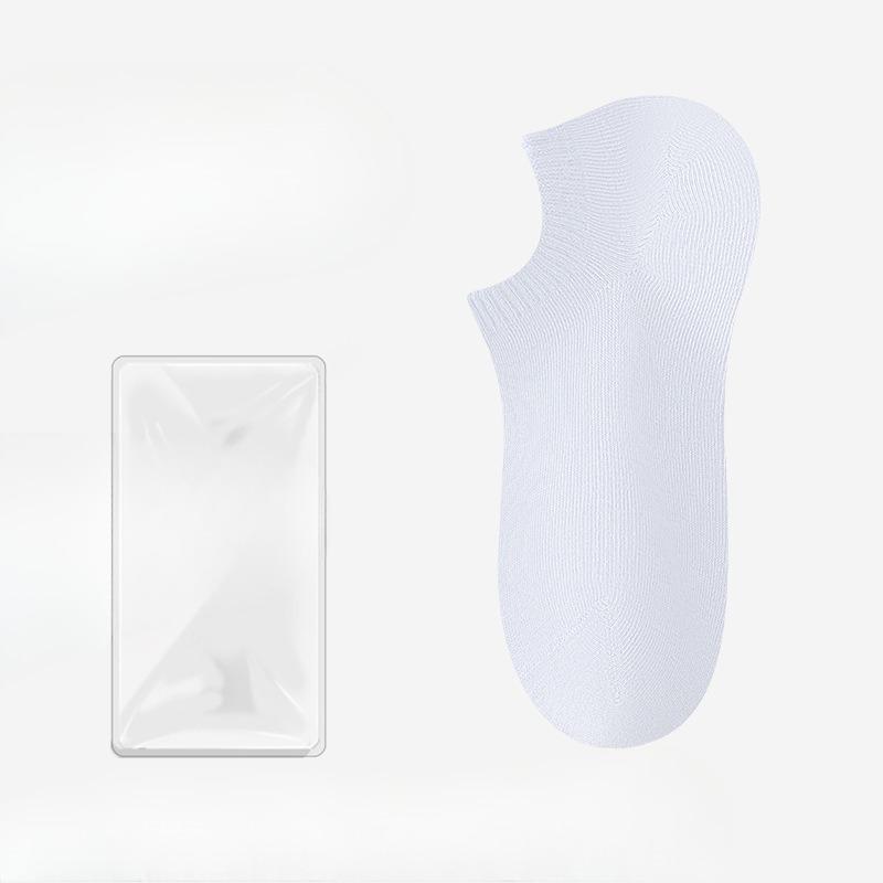 Female Summer Thin Solid Color Does Not Fall Off The Heel Invisible Shallow Mouth Anti Slip Anti Pilling Boat Socks