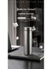 Pure Titanium High-Capacity Insulated Cup for Men and Women - Ice Flower Design