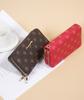 Fashion Women Wallet Faux Leather Double Zipper Large Capacity Clutch Pure Card Holder Wallet
