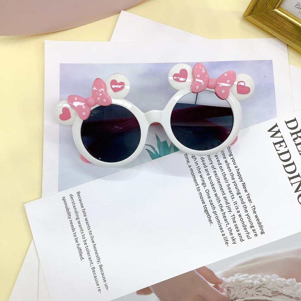Fashion Cute Children'S Sunglasses Cartoon Concave Baby Sunglasses Travel Uv Protection Children'S Sunshade Glasses