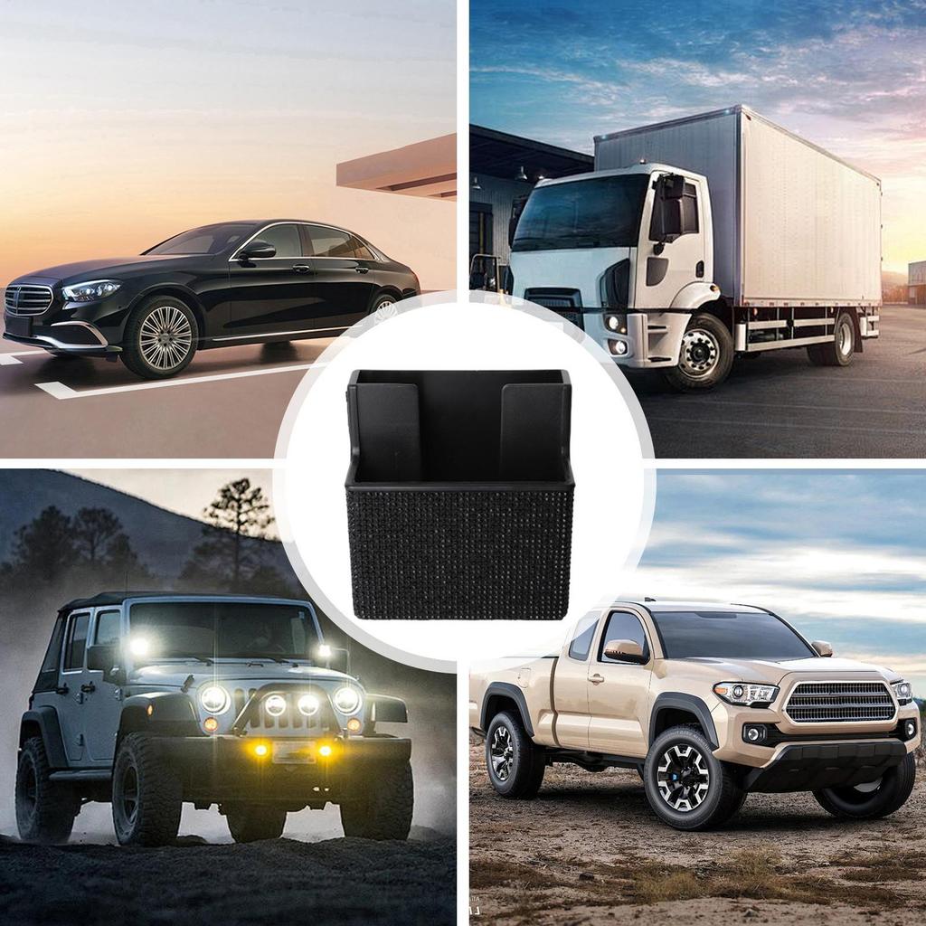 Stick On Organizer For Car Phone Storage Box For Car Auto Interior Phone Holder For Travel Road Trip Camping Backseat Office