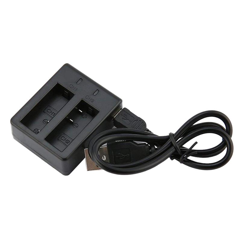 Φορτιστής Μπαταριών Διπλής Υποδοχής 2 Σε 1 Φορτιστής Κάμερας Βάση Κάμερας Για Eken Sjcam Sj4000