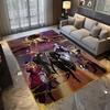 Vibrant Manga Artistry carpet floor mats Home Decor Bathroom mat Office chair cushion Art