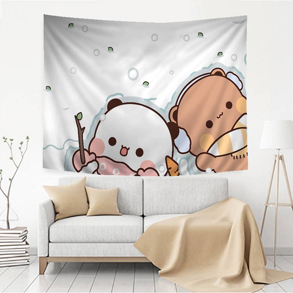 Cartoon Cute BBubu DDudu Colorful Tapestry Wall Hanging Cheap Hippi Bohemian Wall Tapestries Mandala Wall Hanging Sheets