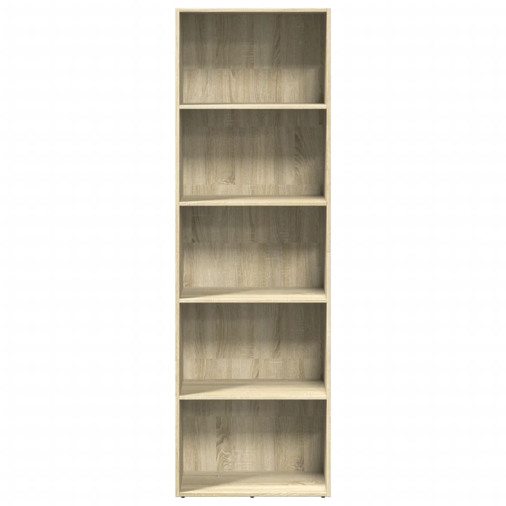 Bookshelf Sonoma Oak 60 x 30 x 189 cm Particleboard