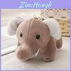 Adorable Jungle Safari Animal Plush Toy Keychains With Pp Cotton Filling