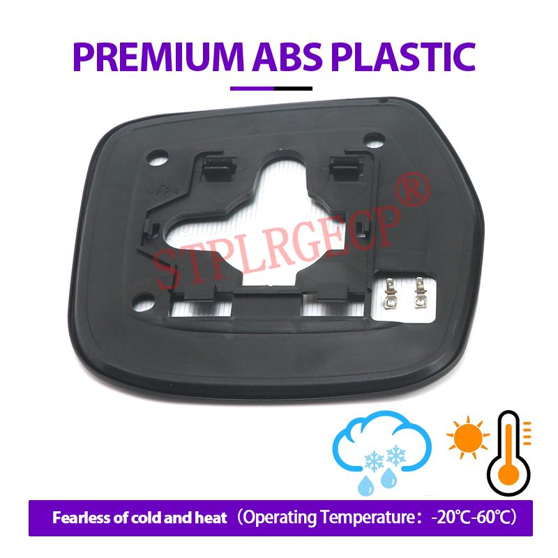 Stplrgecp Passenger Driver Side Left or Right Door Side Heated Wing Mirror Glass Lens for Toyota Land Cruiser LX470 1998-2007