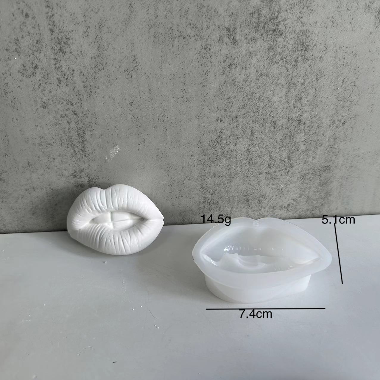 

Форма для самостоятельной сборки из эпоксидной смолы, трехмерная силиконовая форма для губ с красным зеркалом