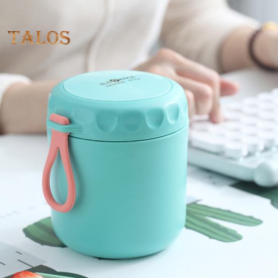 Izolovaný kelímek na polévku Utěsněný nepropustný termální 430ml termohrnek na potraviny Nerezový termohrnek na ovesnou mléčnou kaši Rodinná obědová nádoba