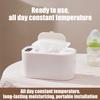Portable Baby Wipe Warmer Adjustable LED Display Large Capacity Home Travel Fast Heating Diaper Wet Wipe Holder Dispenser Heater