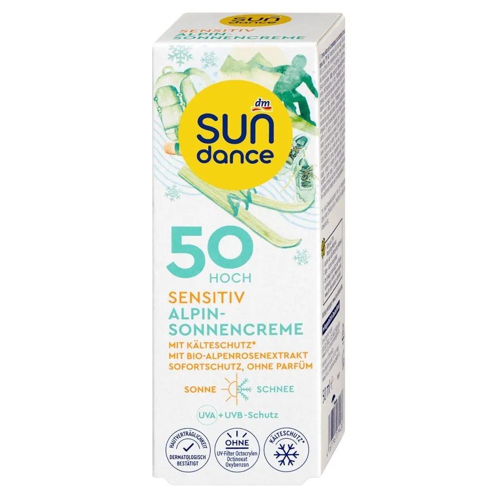 DM Sundance Sun Cream Alpine Sensitive LSF 50, 50ml