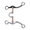 Rose Gold Plated Horse Mouth Bit Wear Resistant Horse Gag Bit  Outdoor Equestrian Use