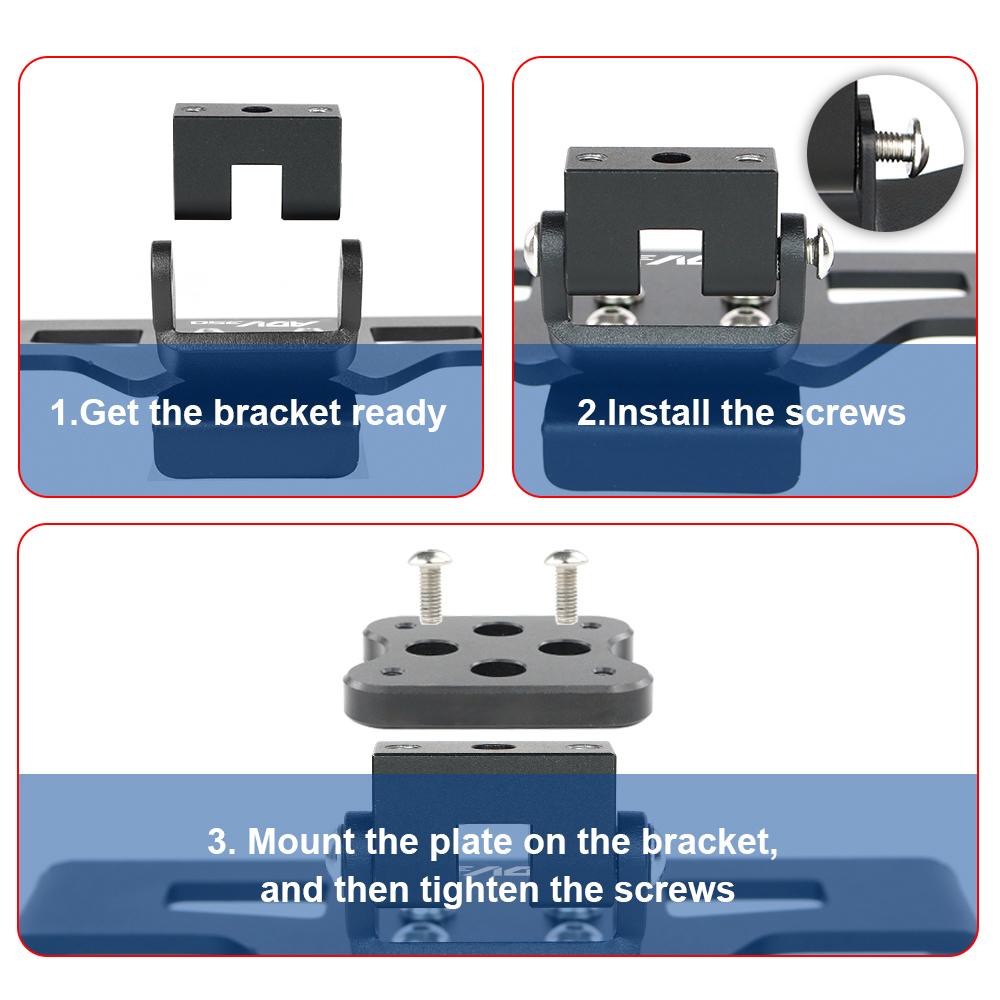 Motorcycle Aluminum Phone Stand Holder Support GPS Navigation Mount Bracket 2021 2022 2023 2024 350ADV For ADV 350