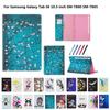 For Samsung Galaxy Tab S6 10.5 Case 2019 SM-T860 SM-T865 Tablet Painted Wallet PU Leather Funda For Samsung Tab S6 10.5" Cover