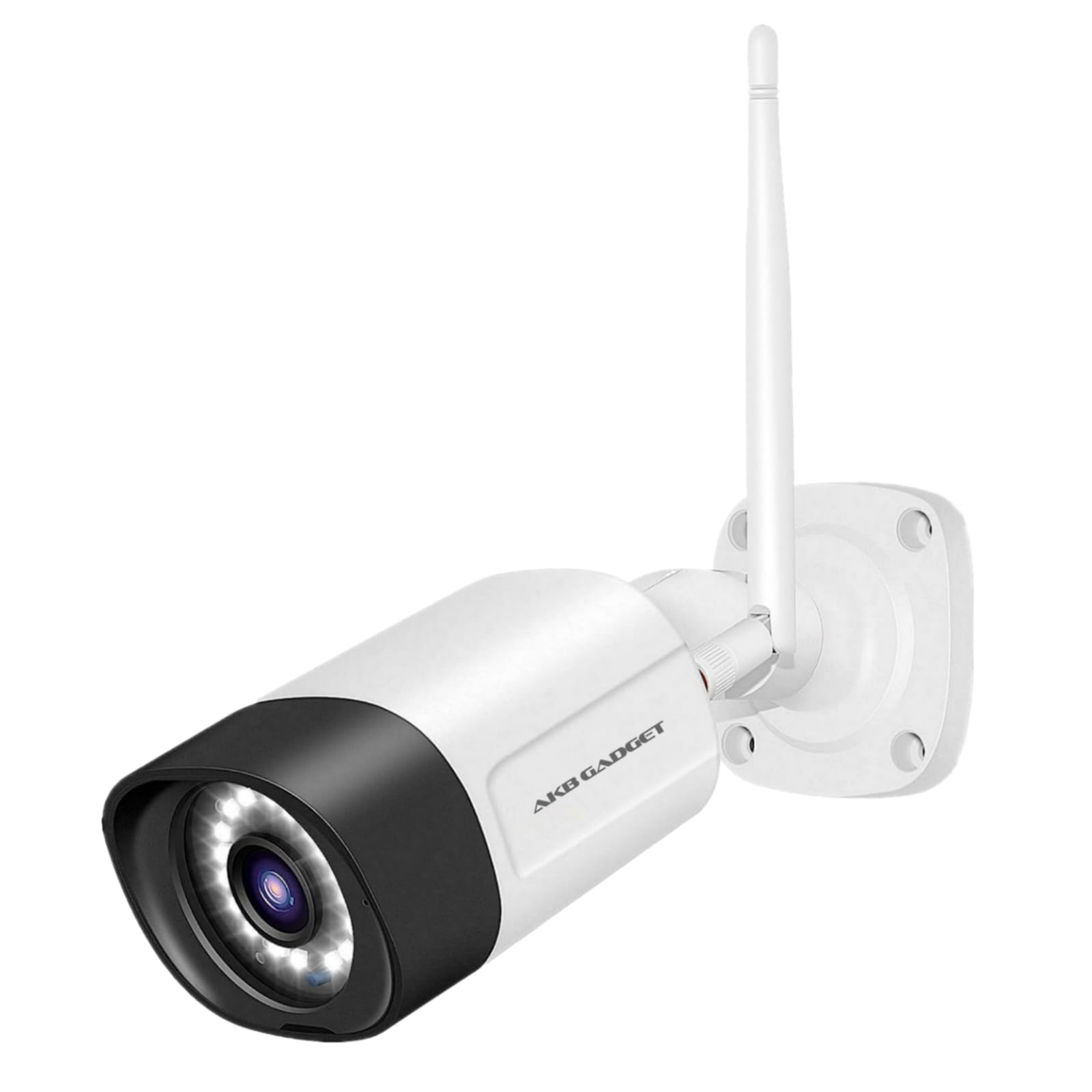 

color 5 million enhanced wifi Security for home indoor AI no construction wide night color surveillance IP66 MicriSD card remote motion easy business білий