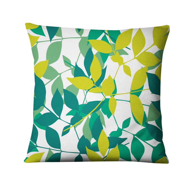 Art Beautiful Flower Print Pattern Cushion Cover for Home Living Room Sofa Bedroom Decoration Throw Pillow Cover