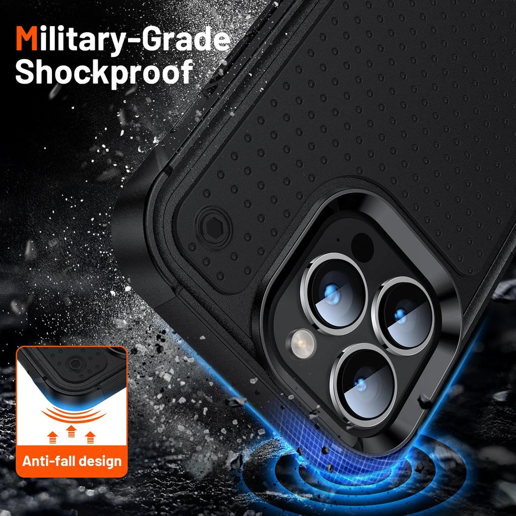 Hybrid Rugged Armor Shockproof Phone Case For iPhone 11 12 13 14 15 Plus 16 Pro Max XR 8 7 SE 2026 TPU Frame Plastic Back Cover