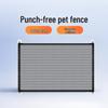 Indoor Mesh Dog Fence for Small & Medium Dogs - Punch-Free, Telescopic, Door Protection