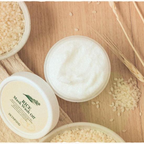 Skin Food Rice Mask 120g Wash-off Pack Brightening Smooth Care (3 Options)