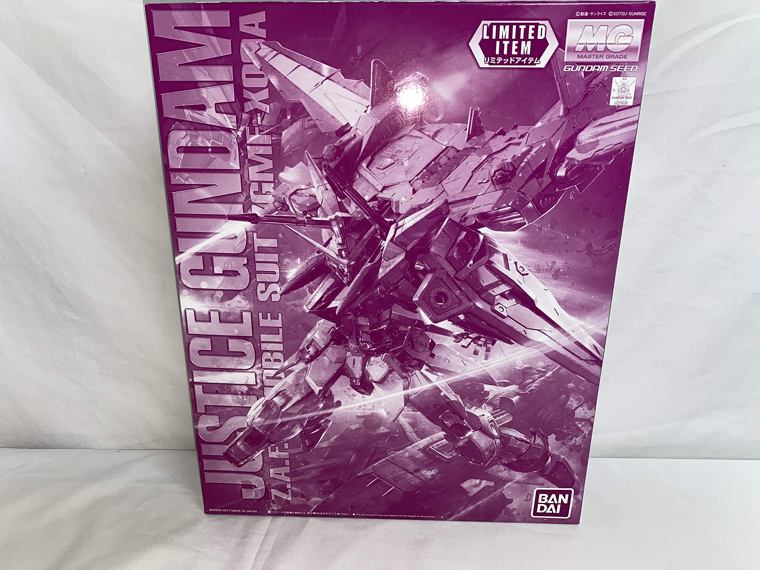 

MG Justice Gundam Gunpla EXPO2017 [Ограниченный выпуск] 1/100 [Прозрачный цвет]