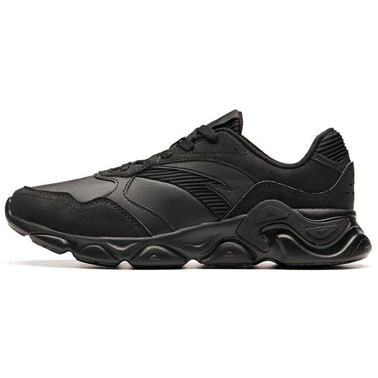 

Anta Fashion Breathable Low-Top Running Shoes Men sneaker Black 112015570-4 40.5