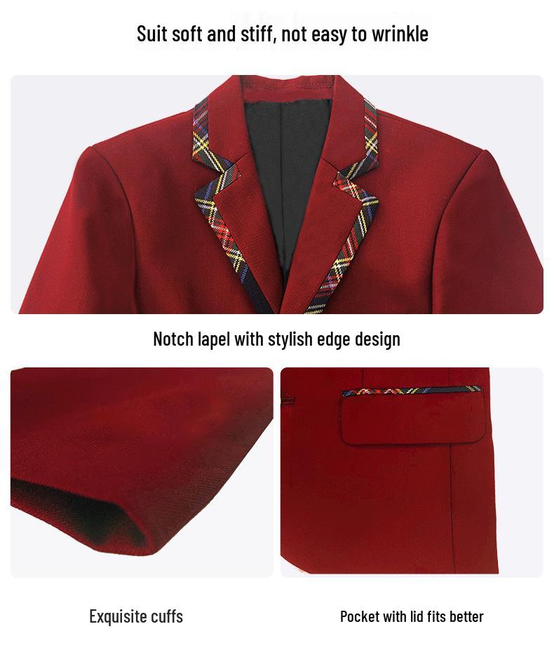 Children's British Academy Style School Uniform Set for All Seasons - Elementary & Kindergarten