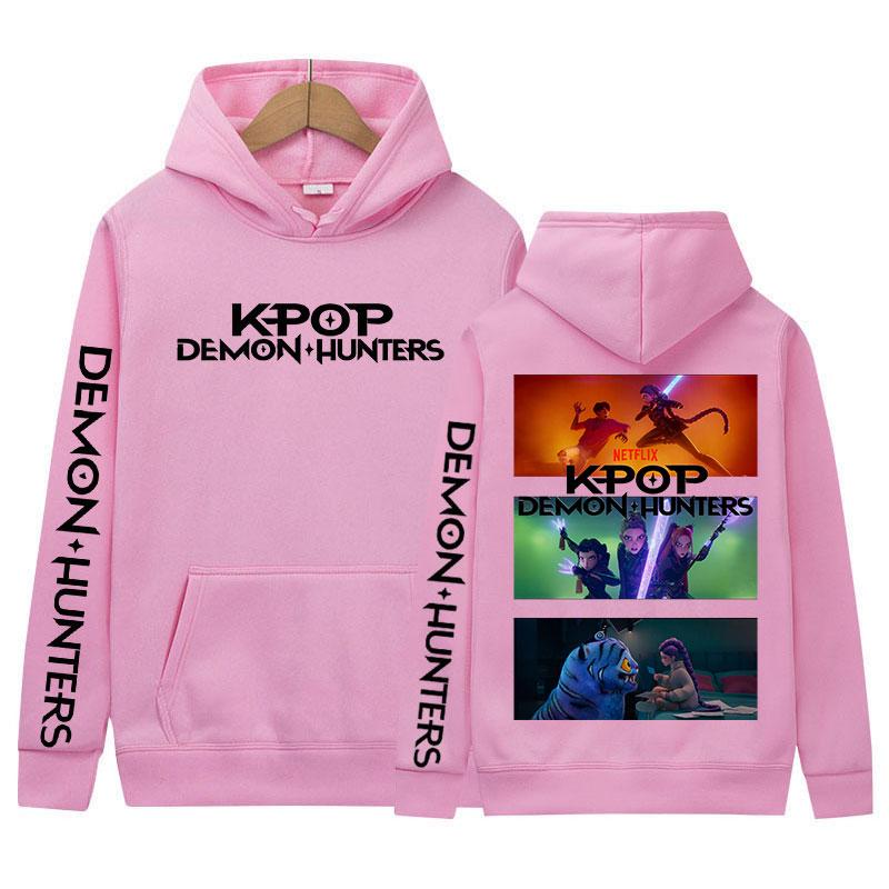 K-pop Demon Hunters 2025 Movie Merch Hoody Men Women Fashion High Quality Fleece Sweatshirt Casual Oversized Long Sleeve Hoodies