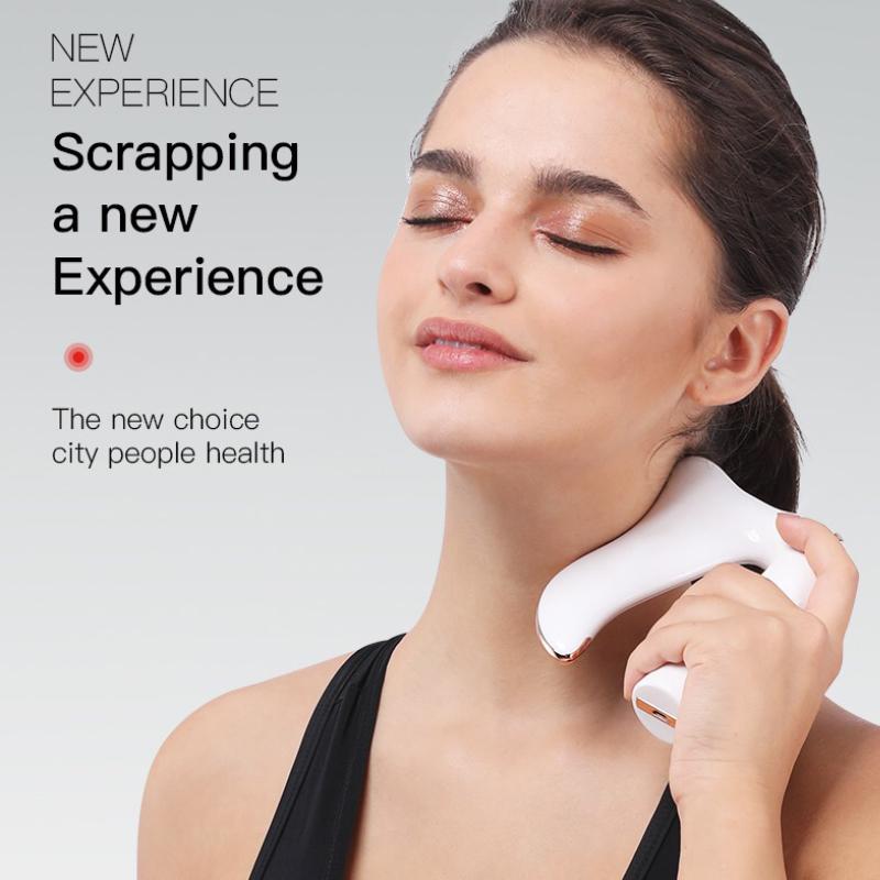 Electric Fascial Knife Deep Muscle Relaxation Muscle Scraper Fascial Massager Tightening Facial and Neck Massage Device