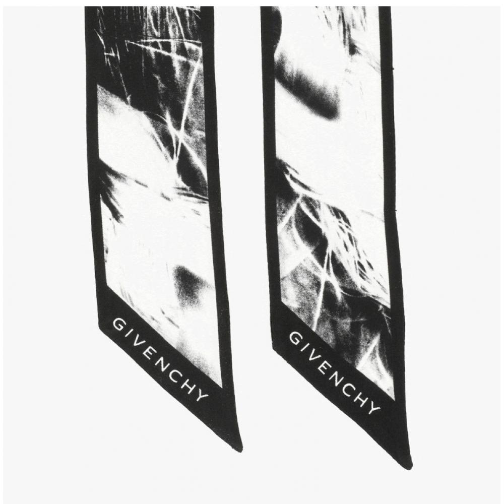 Givenchy Skinny Twill Silk Scarf Bg00lzg002