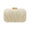 Elegante Borsa a Spalla Pieghettata in Finta Seta - Pochette Clutch di Alta Gamma