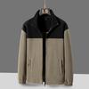 Coat Windproof Thickened Cardigan Outdoor Casual Loose Stand Collar Fleece Jacket