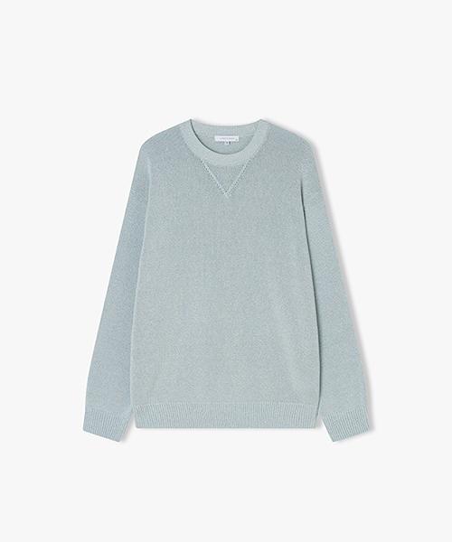 River Classy [25Ss] Lls51582 Blue Heathered Round Knit 95