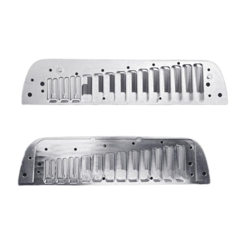 Aluminum Smooth C Key Harmonica Mouth Organ Metal Comb Harmonica for Easy Play and Quick Assembly Easy To Use