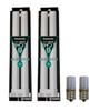 National Twin Fluorescent Lamp 13W Fluorescent Tube Natural Color (Daylight White) 2-Pack with Bridge FPL13EXN 2-Pack with FG-1E Glow Starter 2-Pack
