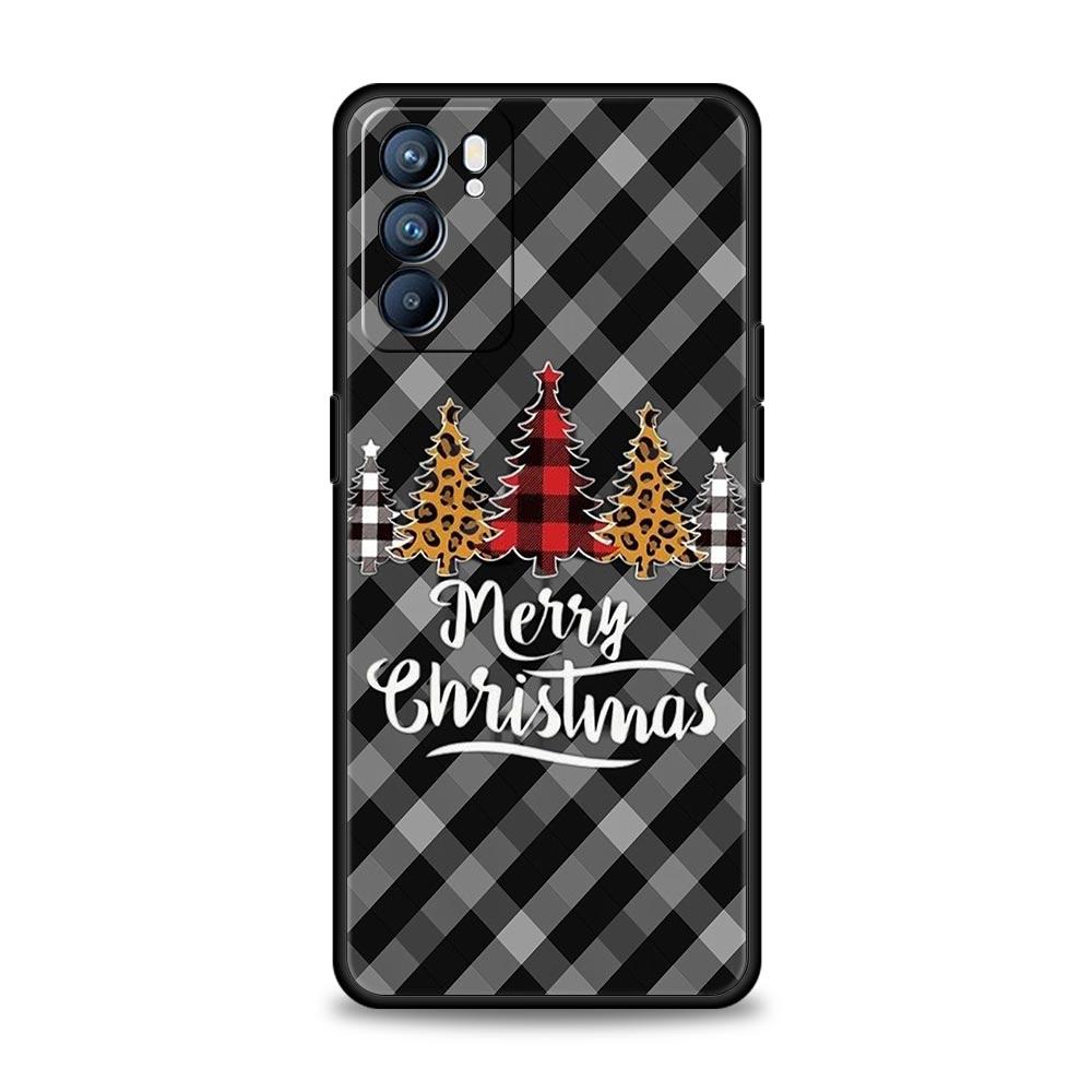 Frohe Weihnachten Handyhülle Für Oppo A17 A31 A54 A57 A78 A79 A98 Find X5 X6 Reno 6 7 8 10 11 12 13 F Pro 5G Weiche TPU Hülle Fundas