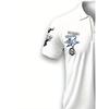 men's POLO shirt for summer 2025 casual fashionable soft comfortable and breathable 3D letter pattern print