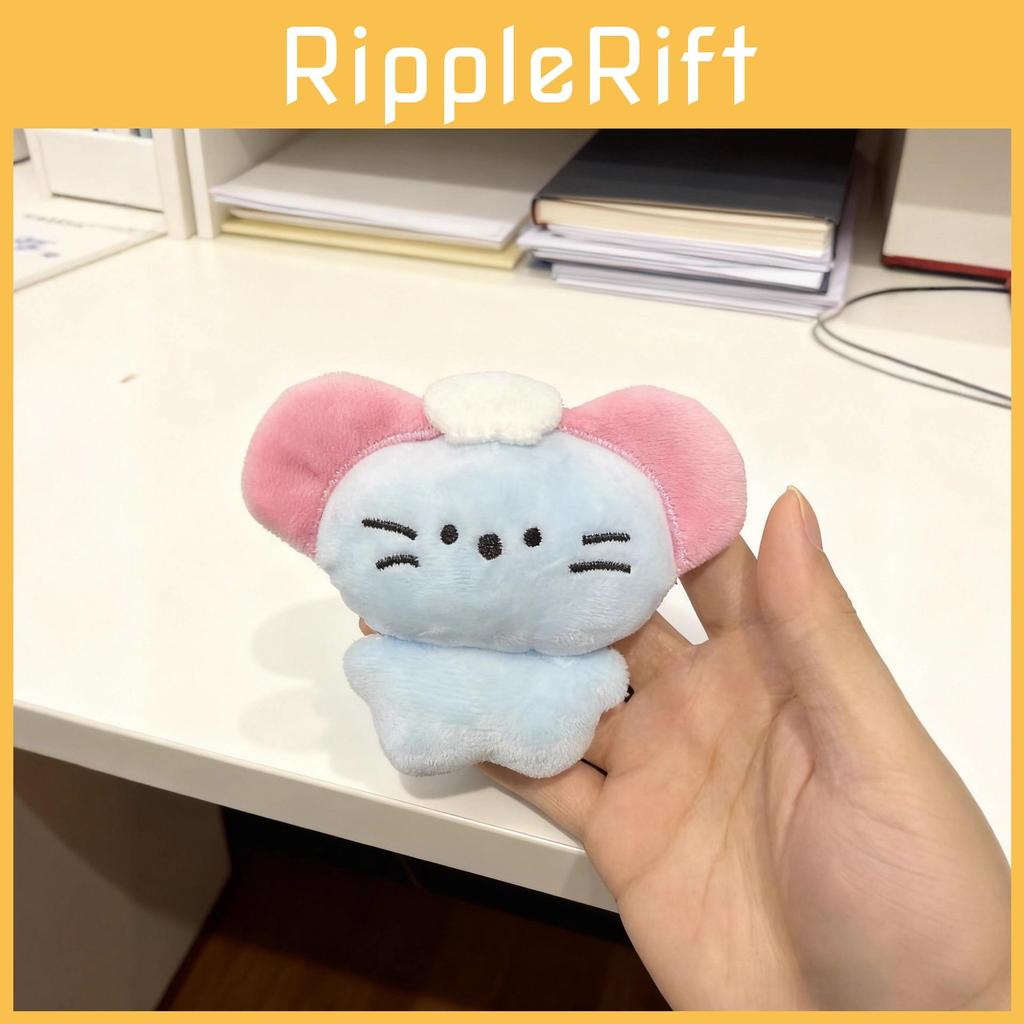 Plush Mouse Keychain With Pearl Chain For Bags And Gifts