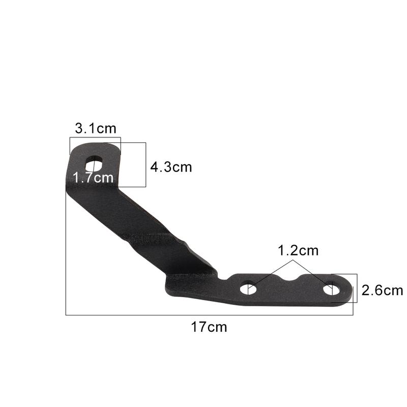 Car LED Offroad Light Brackets Engine Hood A Pillar Work Lights Spot Lamp Mounting Holder For Chevy GMC Silverado 2007-2013