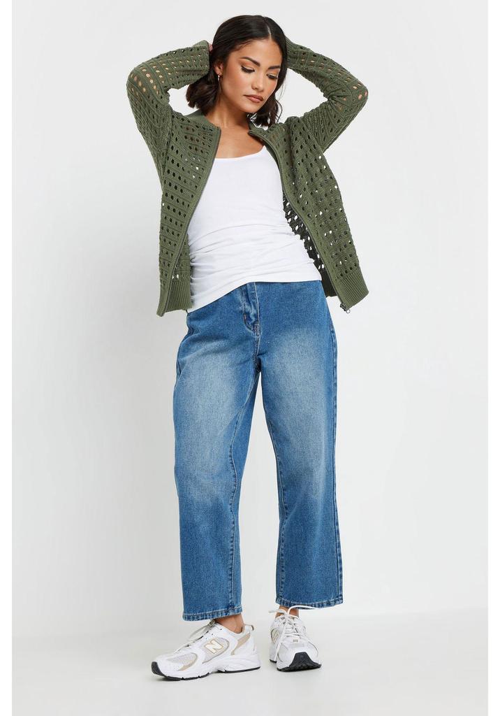 Women's Summer Slimming Zipper Sweater - Hollow Out Mesh Jacket for Versatile Commutes