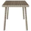Rectangular Garden Coffee Table Light Gray 80X40X37 Cm