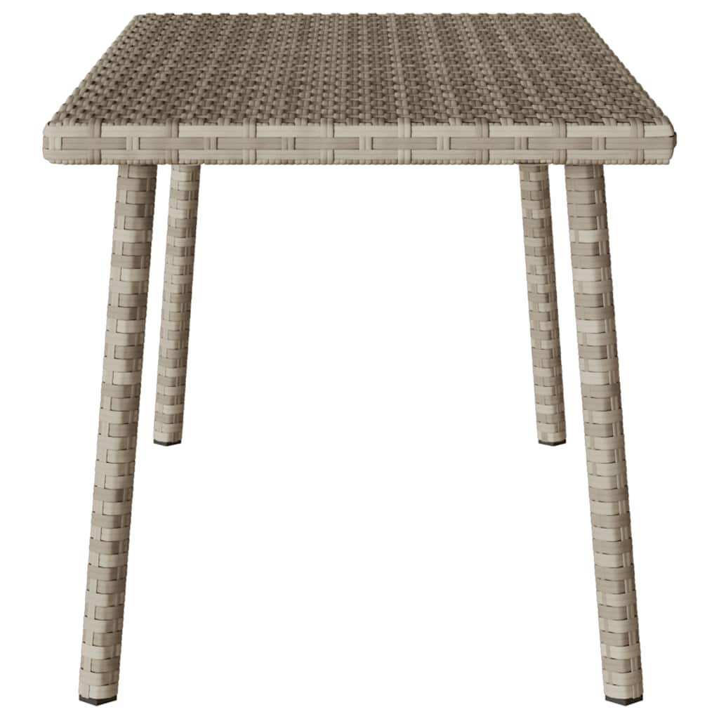 Rectangular Garden Coffee Table Light Gray 80X40X37 Cm